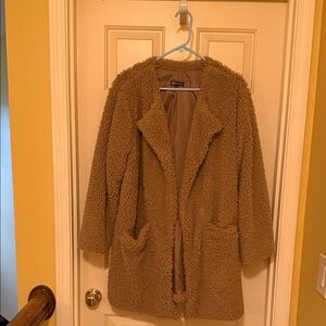 Democracy Tan Teddy Jacket